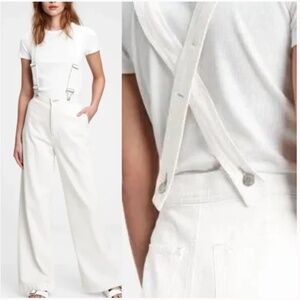 GAP‎ Suspender OVERALL Wide-Leg Y2K VIBES Jeans with Washwell 29/8T NWT